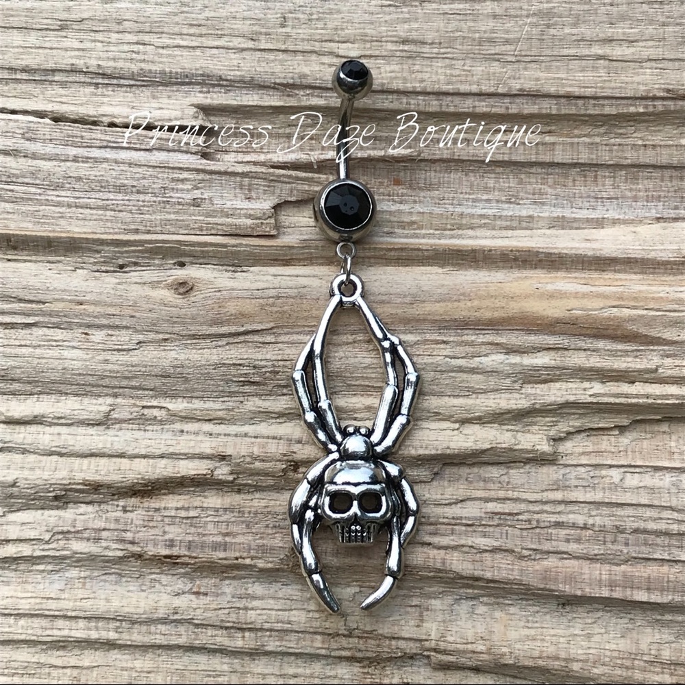 Cool Spider Belly Button Ring